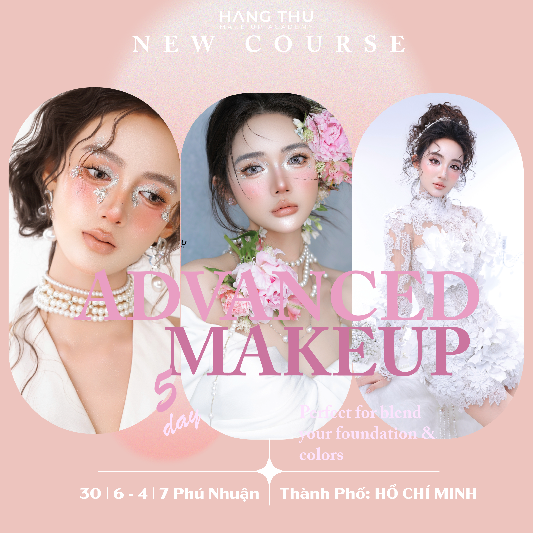 KHOÁ HỌC MAKE UP NÂNG CAO CẤP TỐC SÀI GÒN 2025